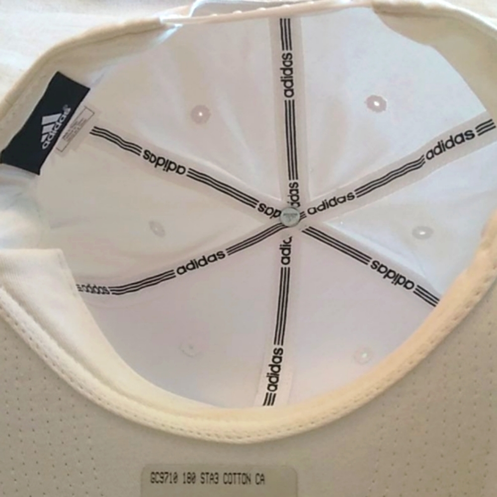 Adidas Hat Cap One Size White Color - Picture 5 of 7